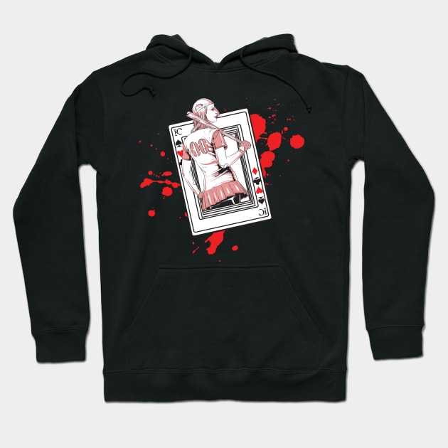 Ill Con CardGirl Tee Hoodie by Necro Grows